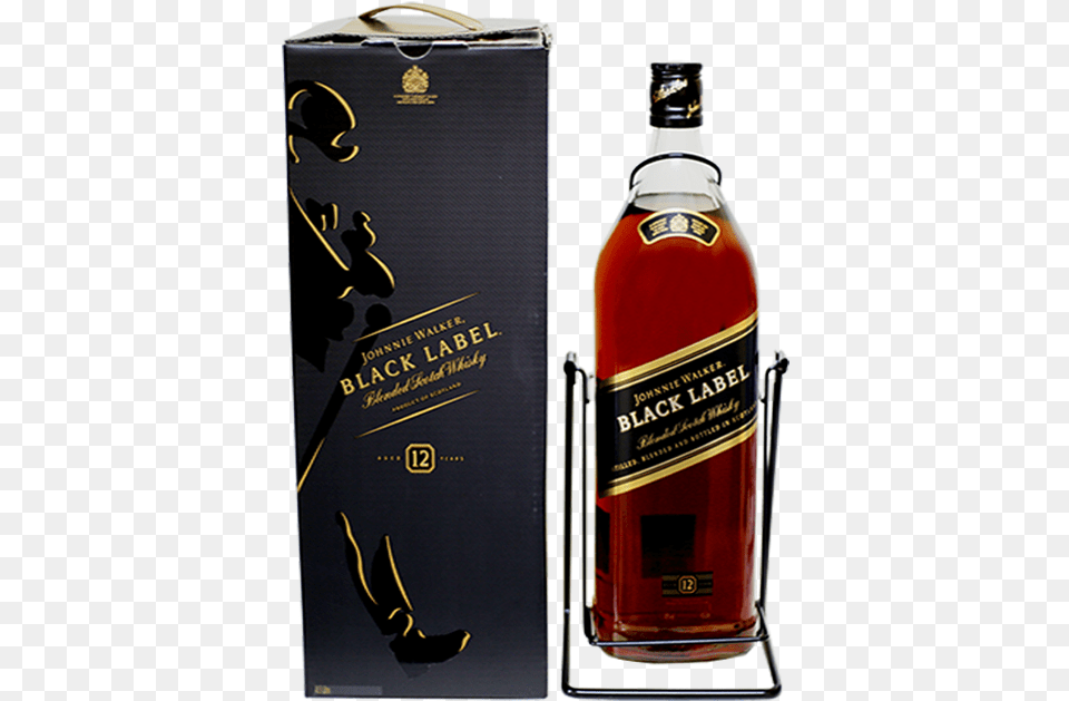 Johnnie Walker Black Label 12yo Black Label Whisky, Alcohol, Beverage, Liquor, Food Png