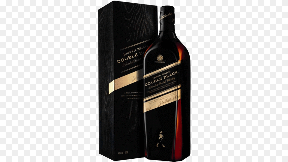 Johnnie Walker Double Black 1l Johnnie Walker Double Black 1 Litre, Alcohol, Beverage, Liquor, Whisky Png