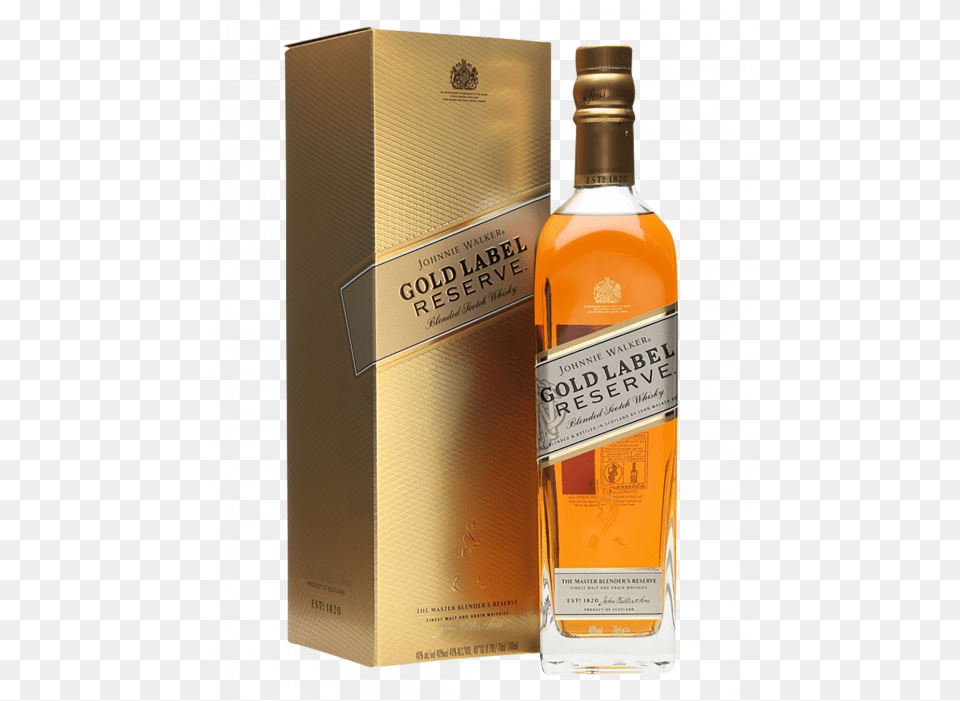 Johnnie Walker Gold Label Price, Alcohol, Beverage, Liquor, Whisky Png