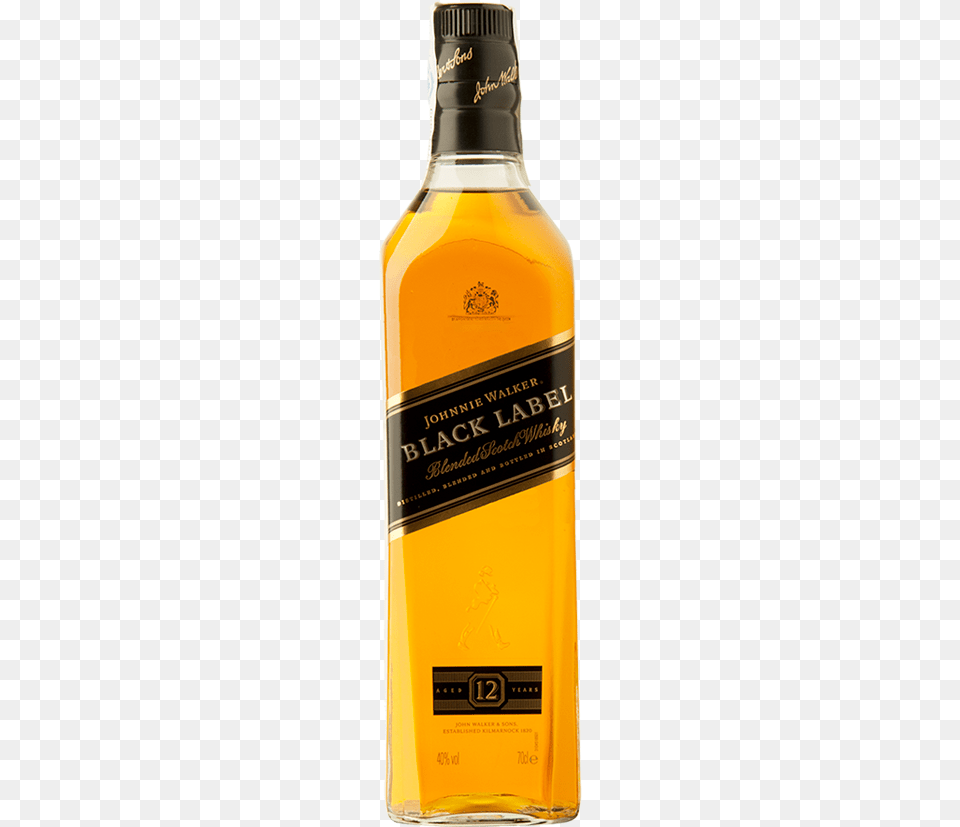 Johnnie Walker Label, Alcohol, Beverage, Liquor, Whisky Png Image