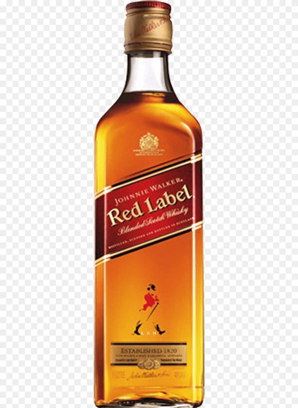 Johnnie Walker Red Label 1 L, Alcohol, Beverage, Liquor, Whisky Free Png