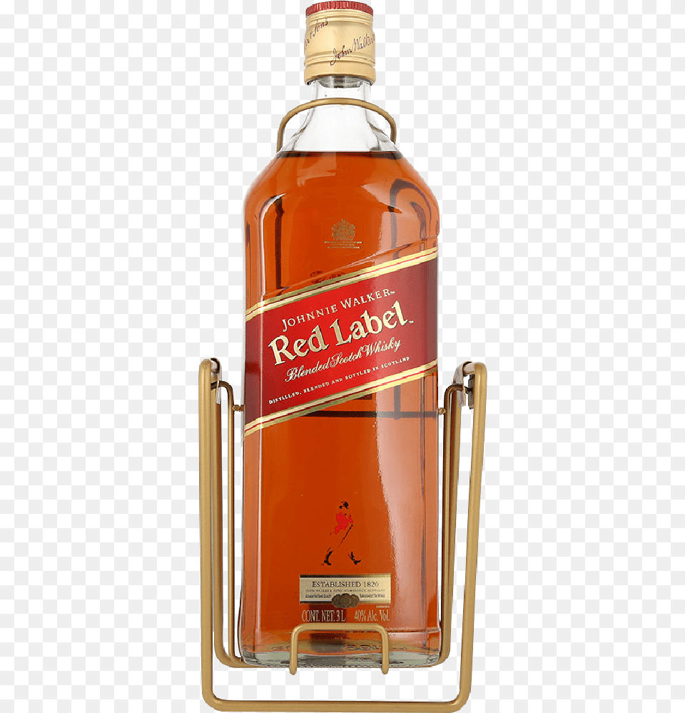 Johnnie Walker Red Label, Alcohol, Beverage, Liquor, Whisky Png