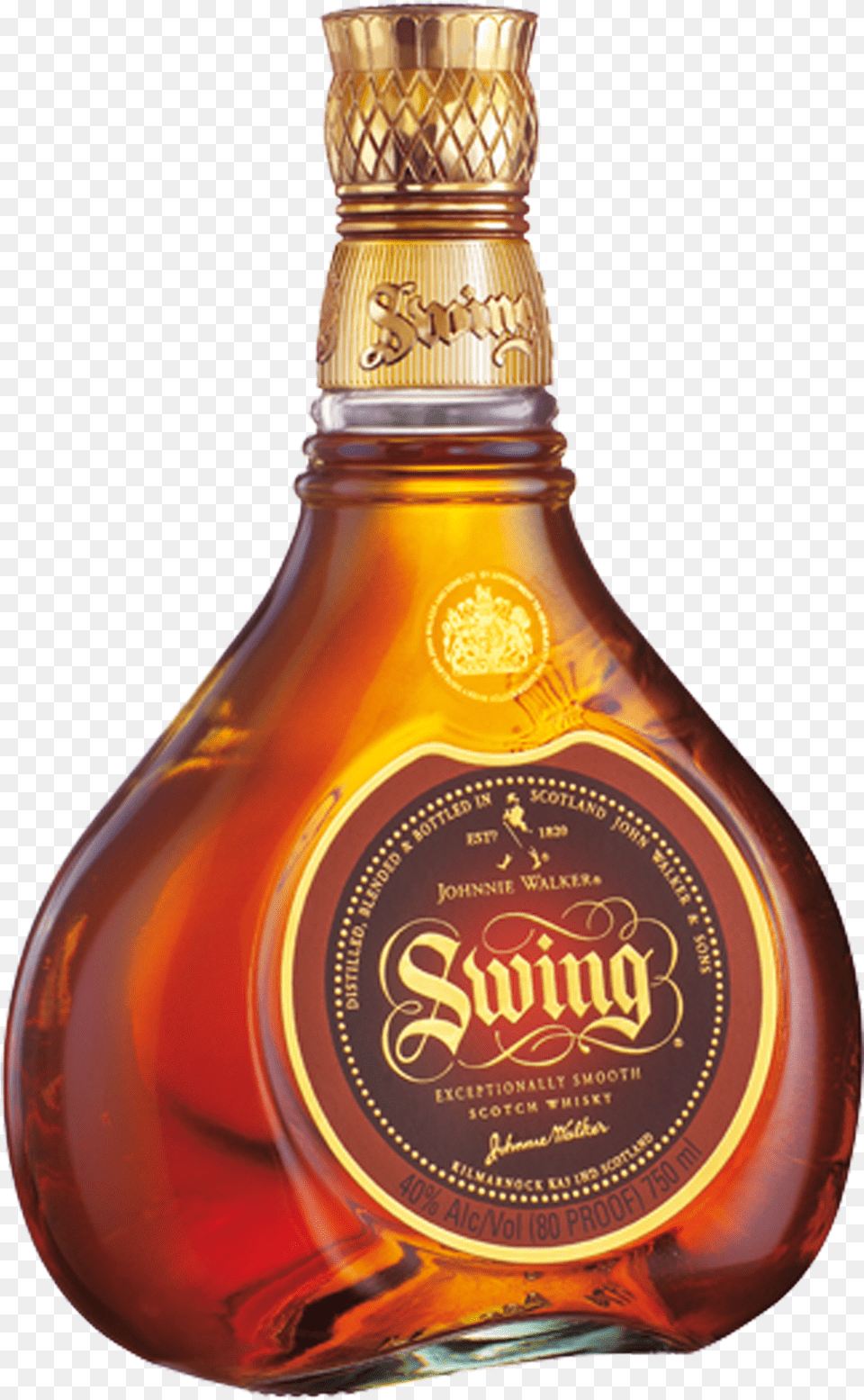 Johnnie Walker Swing Scotch Whisky 750ml Johnnie Walker Swing, Alcohol, Beverage, Liquor, Beer Free Png Download