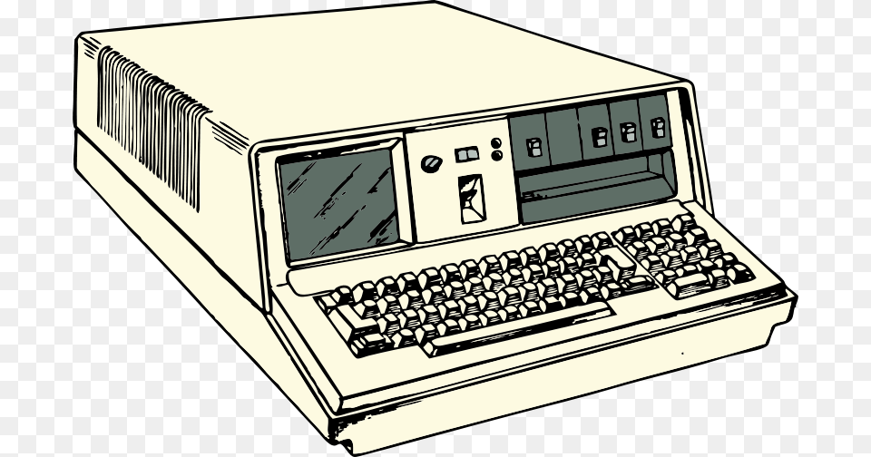 Johnny Automatic 70s Era Portable Computer, Electronics, Pc, Computer Hardware, Computer Keyboard Png