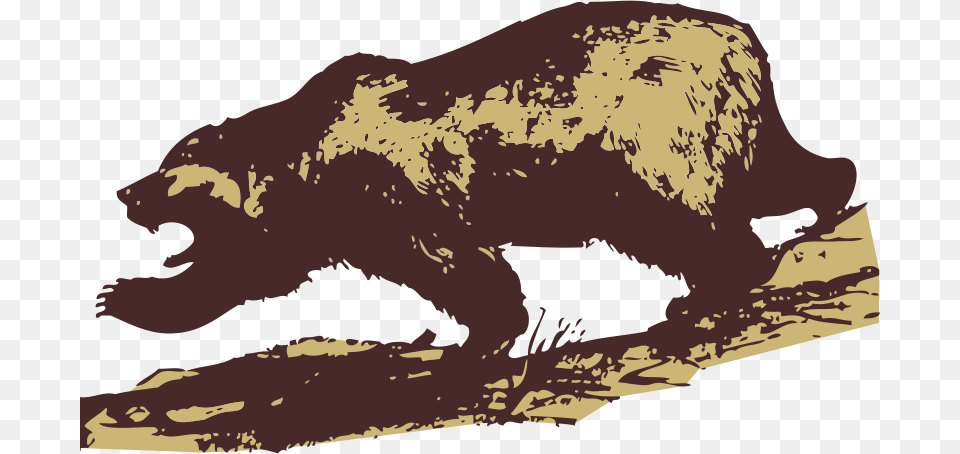 Johnny Automatic Attacking Bear, Animal, Mammal, Wildlife, Brown Bear Free Transparent Png