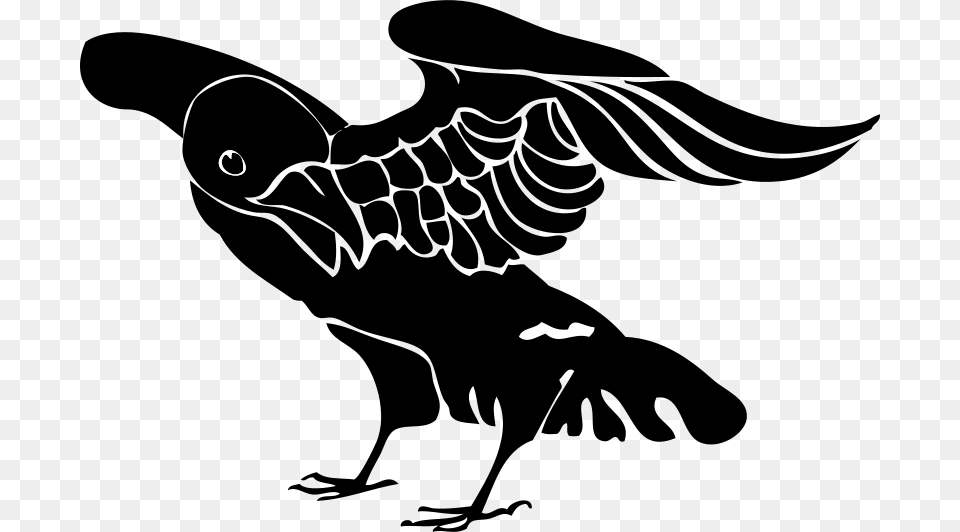Johnny Automatic Black Crow, Silhouette Free Transparent Png