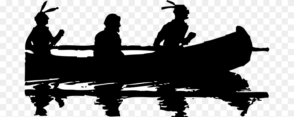 Johnny Automatic Canoe Silhouette, Lighting Free Png Download