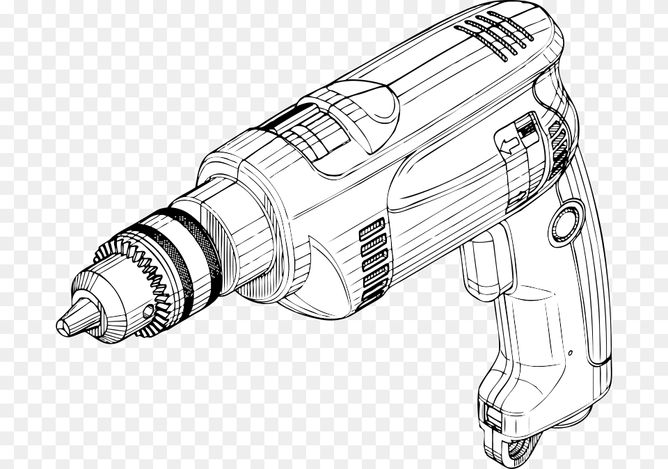 Johnny Automatic Electric Drill, Device, Power Drill, Tool Png Image