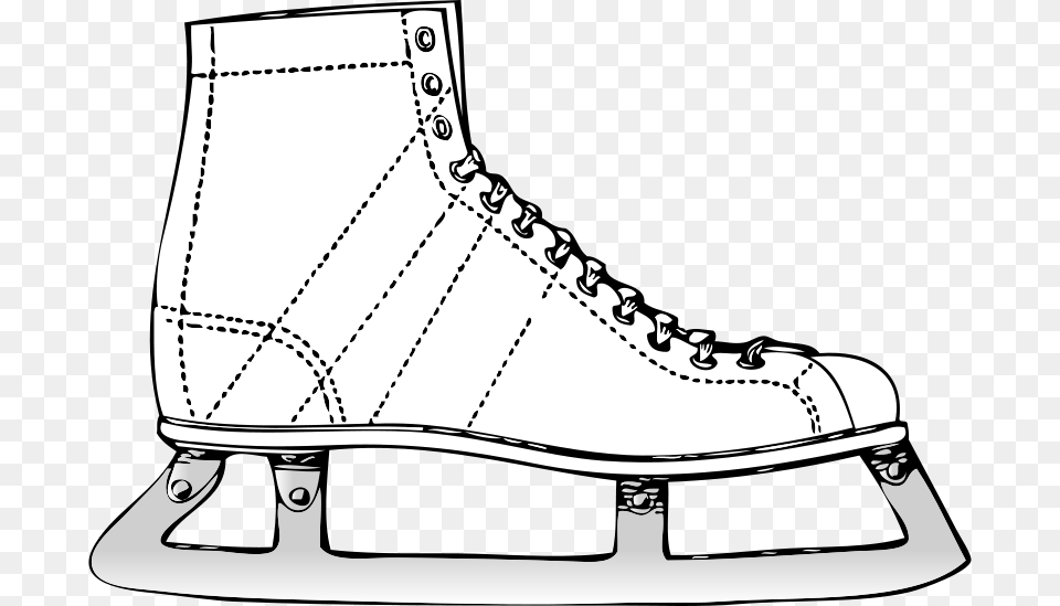 Johnny Automatic Ice Skate, Clothing, Footwear, Shoe, Sneaker Png Image