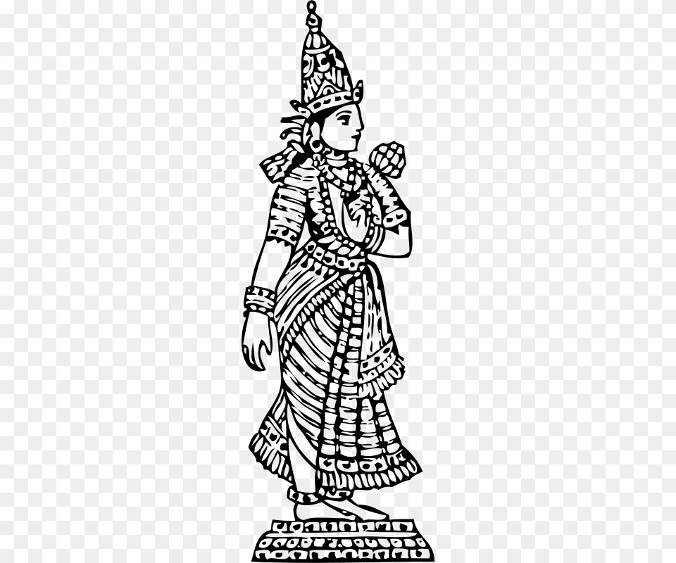 Johnny Automatic Lakshmi Goddess Of Proesperity, Gray Png Image
