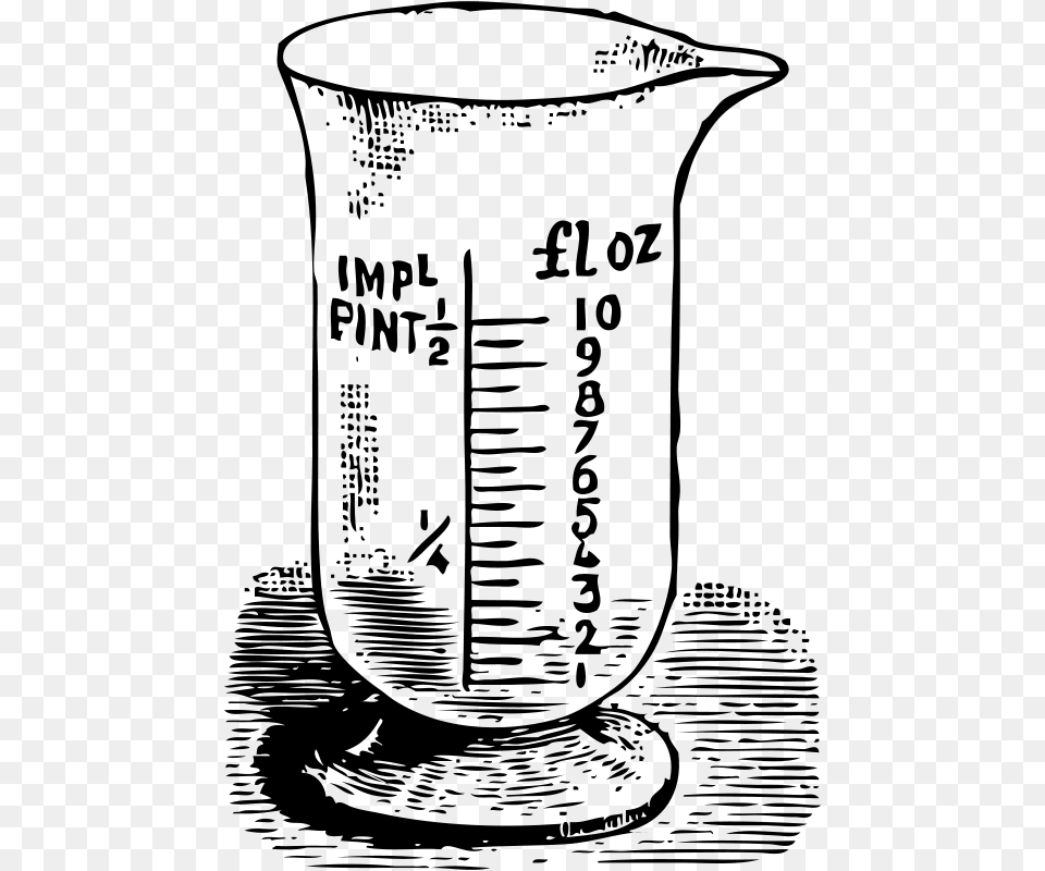 Johnny Automatic Measuring Glass, Gray Png Image