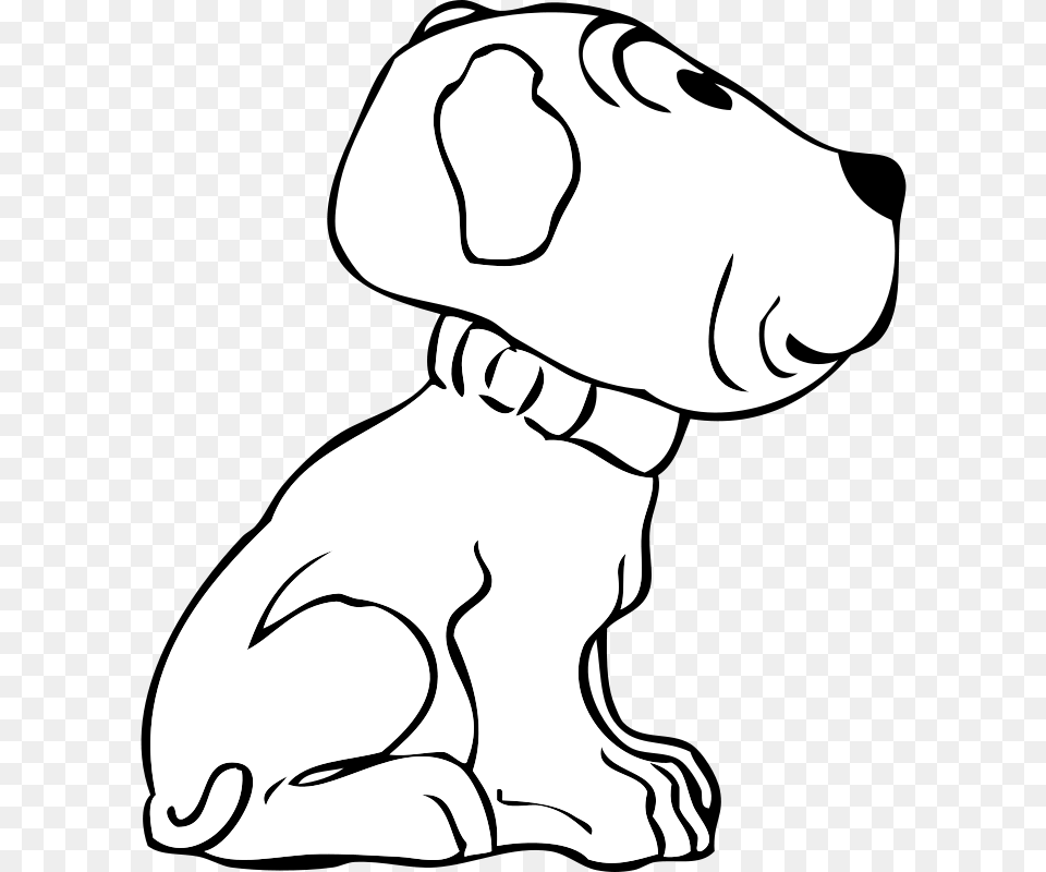 Johnny Automatic Puppy Side View, Stencil, Adult, Female, Person Free Transparent Png