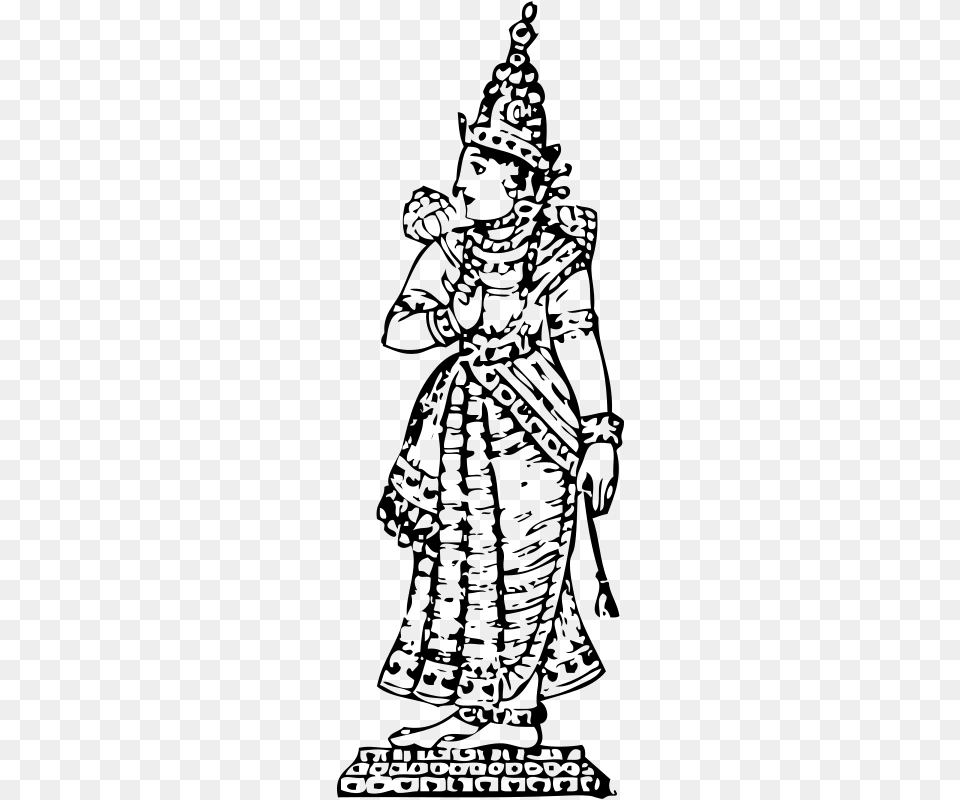 Johnny Automatic Saraswati Goddess Of Learning, Gray Png Image
