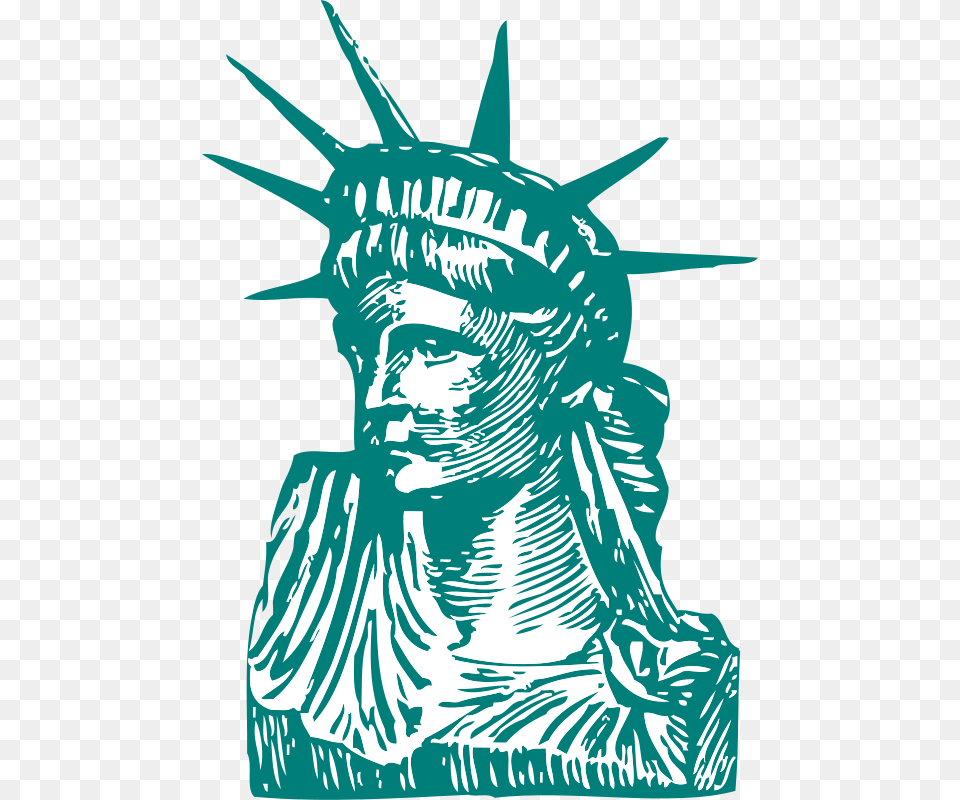 Johnny Automatic Statue Of Liberty Detail, Art, Person, Face, Head Free Transparent Png