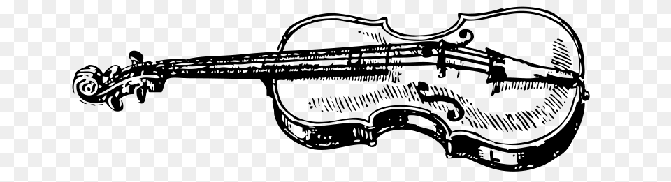 Johnny Automatic Violin, Gray Free Png
