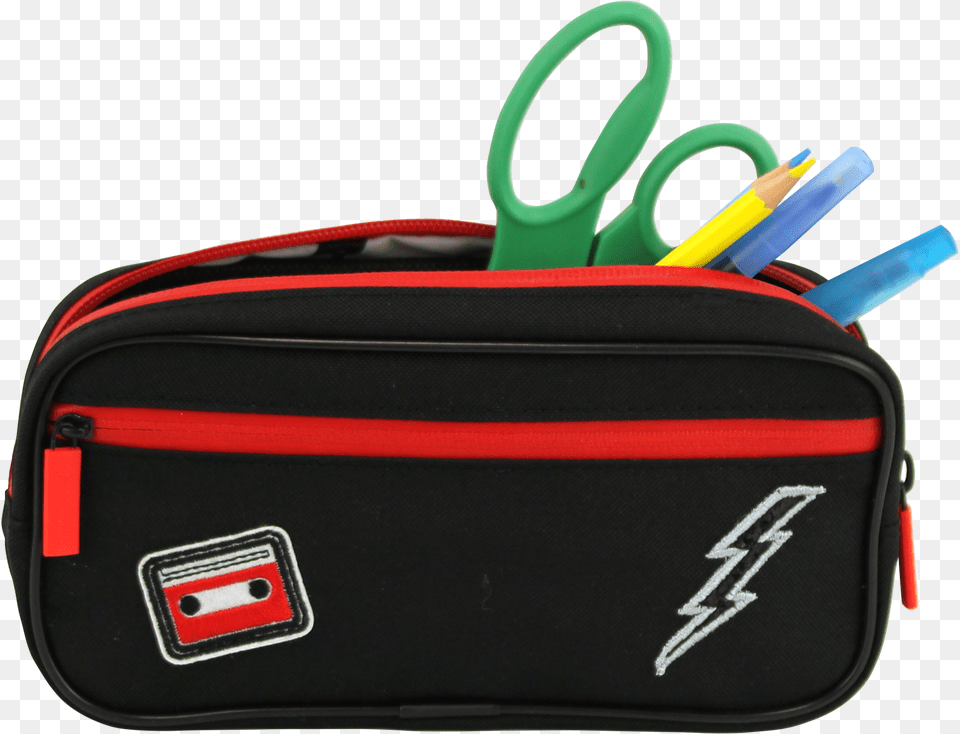 Johnny Black Pencil Pouch Pencil Case, Accessories, Bag, Handbag Png