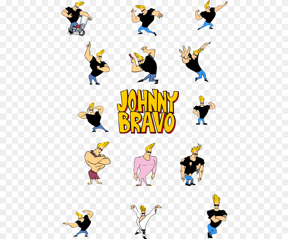 Johnny Bravo All Character, Book, Comics, Publication, Adult Png Image
