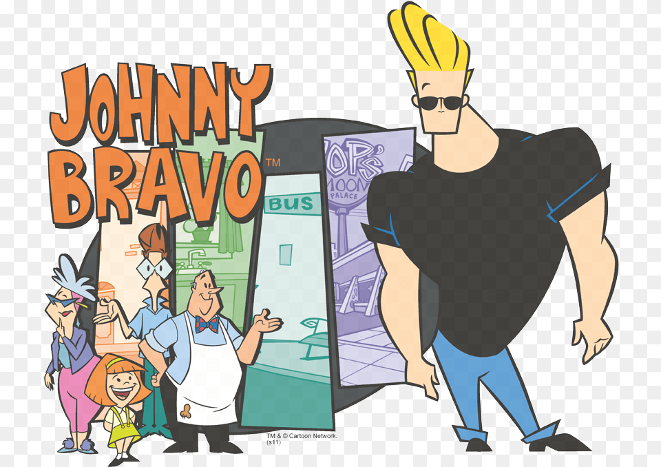 Johnny Bravo Johnny Amp Friends Juniors Premium T Shirt Oh Yeah Johnny Bravo, Publication, Book, Comics, Adult Free Png