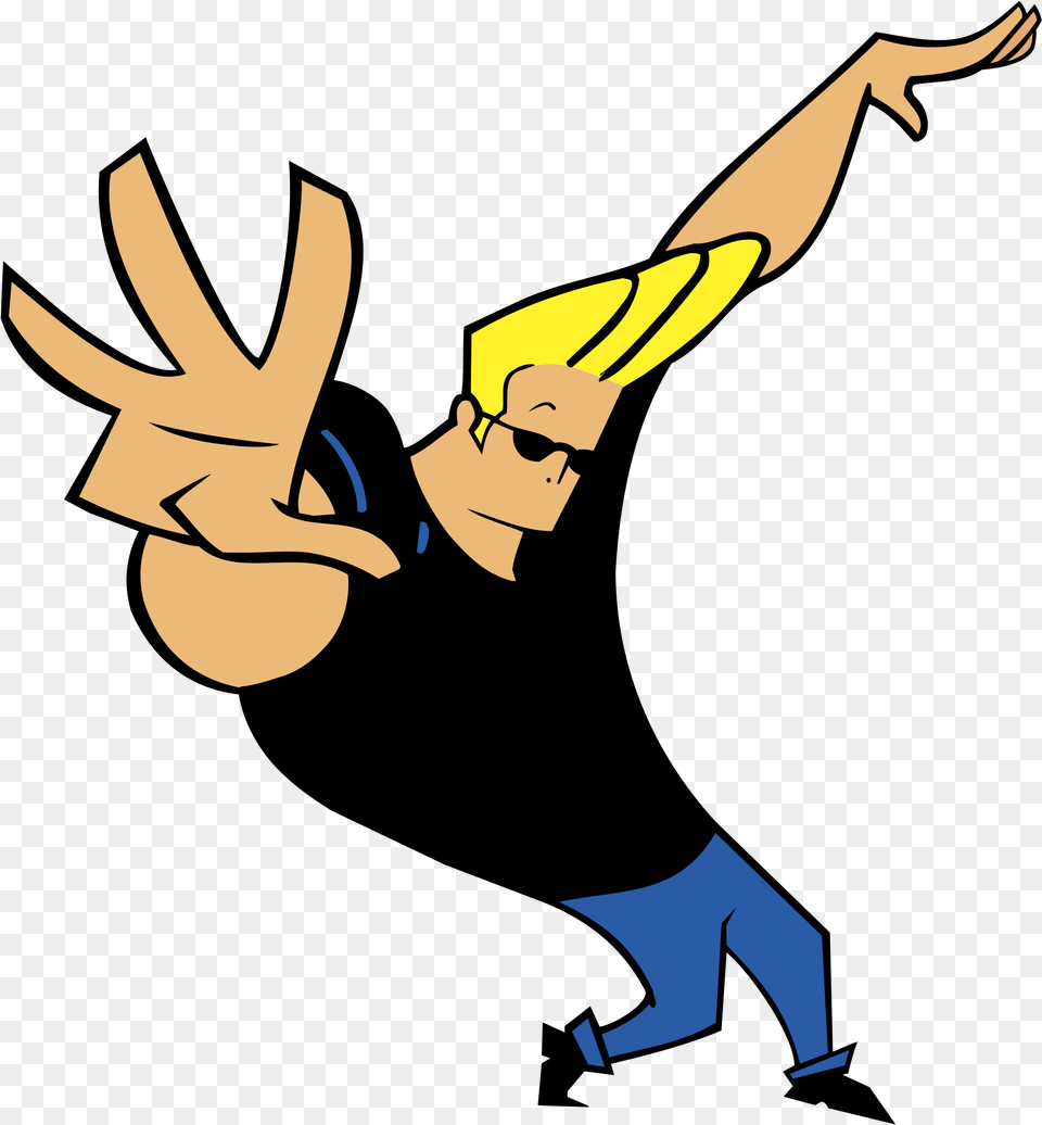 Johnny Bravo Logo Johnny Bravo Vector, Body Part, Hand, Person, Cartoon Png Image