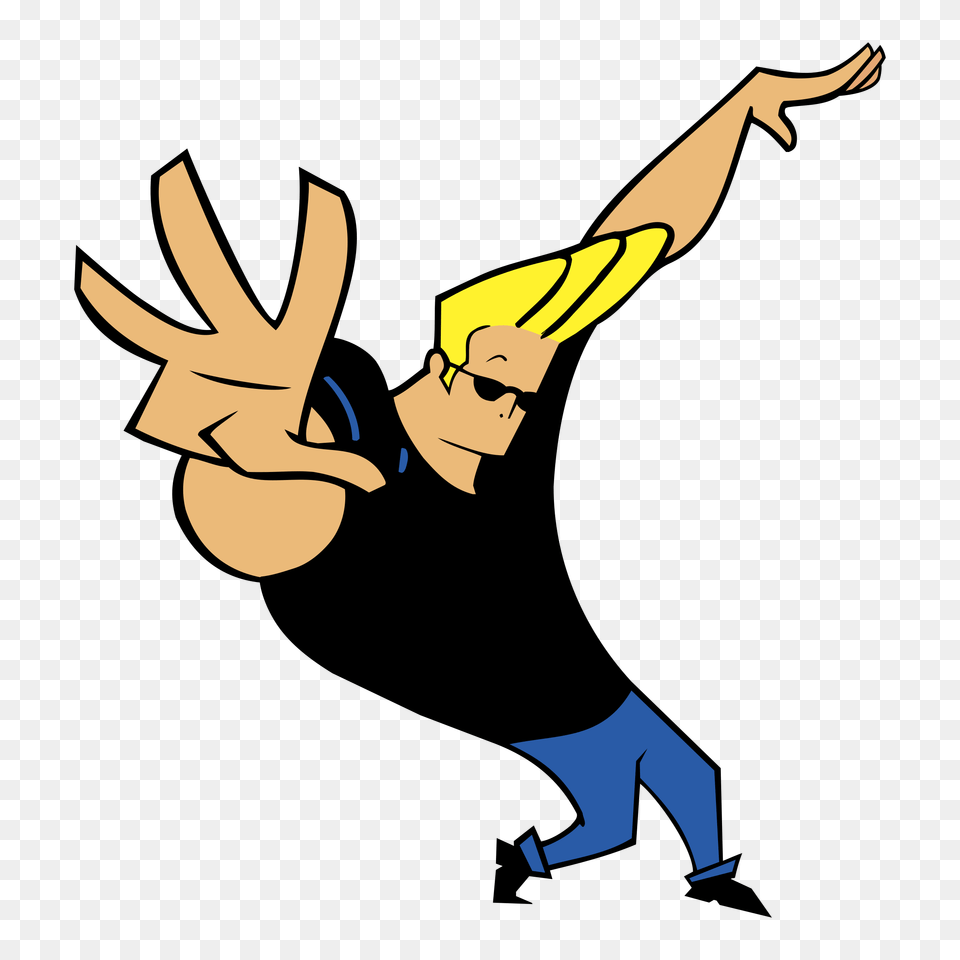 Johnny Bravo Logo Transparent Vector, Cartoon, Face, Head, Person Png Image