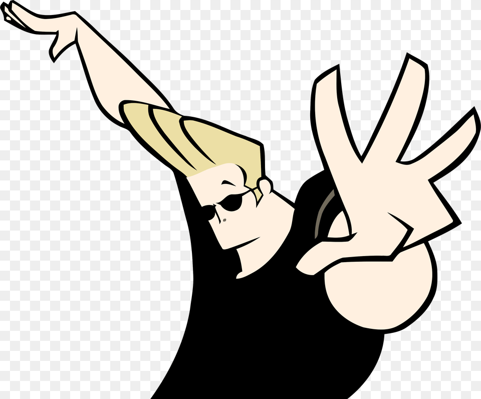 Johnny Bravo Meh Ro, Stencil, Body Part, Hand, Person Free Png Download