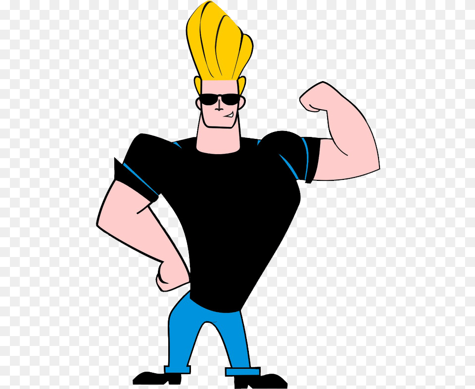 Johnny Bravo Noob Saibot, Cartoon, Person, Face, Head Png