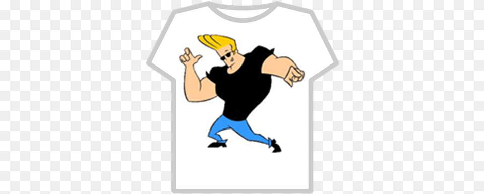 Johnny Bravo Roblox Male Famous Cartoon Characters, Clothing, T-shirt, Adult, Female Png