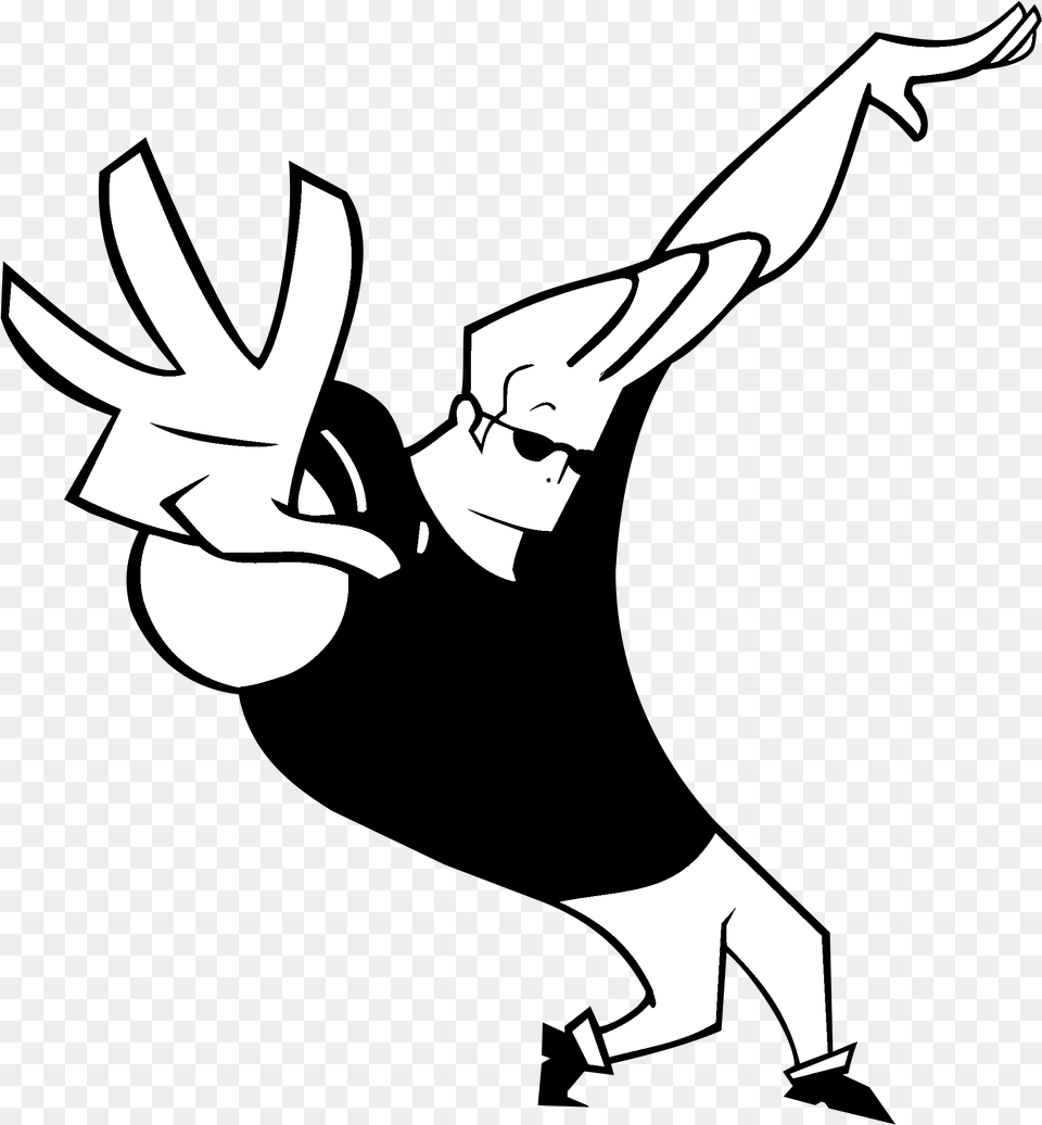 Johnny Bravo Vector, Stencil, Baby, Person, Body Part Free Png