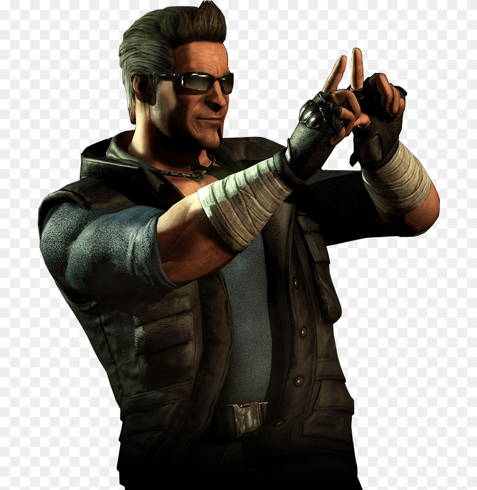 Johnny Cage Mortal Kombat Characters Johnny Cage, Head, Person, Hand, Photography Free Transparent Png