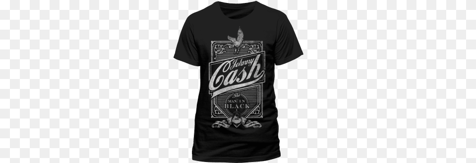 Johnny Cash Label Unisex T Shirt T Shirt Star Wars, Clothing, T-shirt, Logo, Animal Png Image