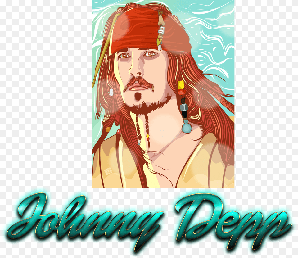 Johnny Depp Free Desktop Background Illustration, Woman, Publication, Portrait, Photography Png Image