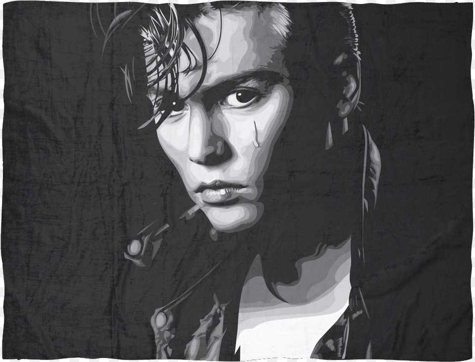 Johnny Depp Immagini Cry Baby, Art, Adult, Portrait, Photography Png Image