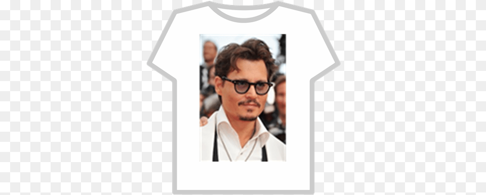 Johnny Depp Roblox Johnny Depp Facial Hair Style, T-shirt, Clothing, Shirt, Sunglasses Free Png