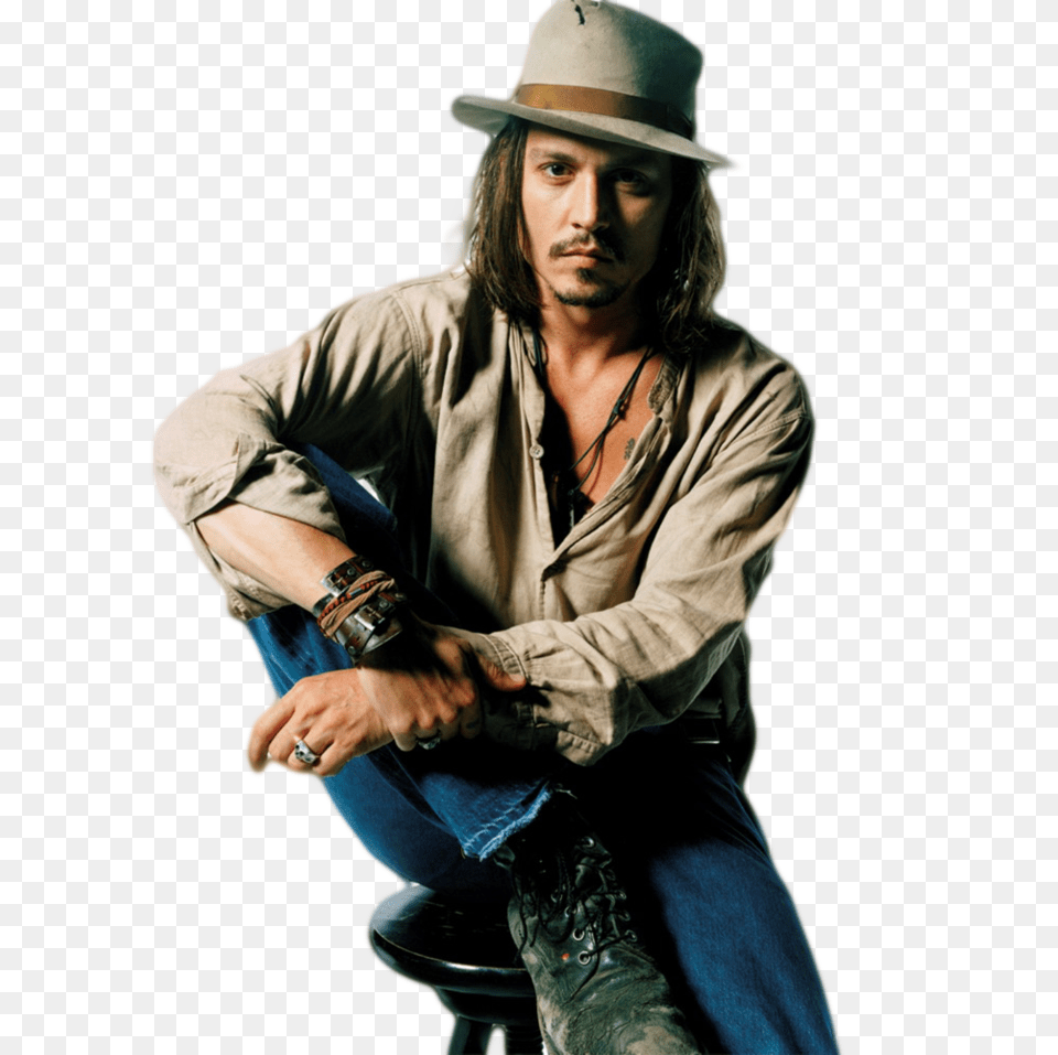 Johnny Depp Transparent Johnny Depp, Sun Hat, Portrait, Photography, Person Png