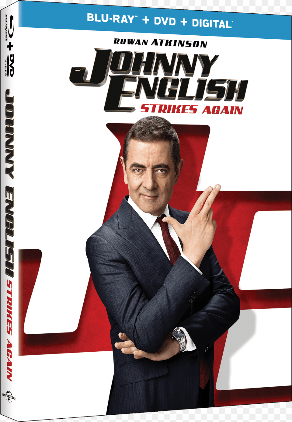 Johnny English Strikes Again Blu Ray Combo Pack Cover, Accessories, Formal Wear, Poster, Publication Png