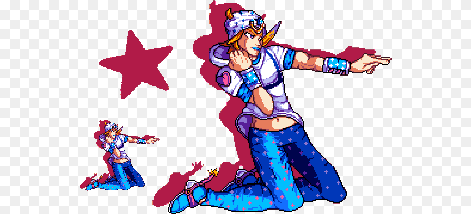 Johnny Joestar Pixel Art, Book, Comics, Publication, Baby Free Png Download