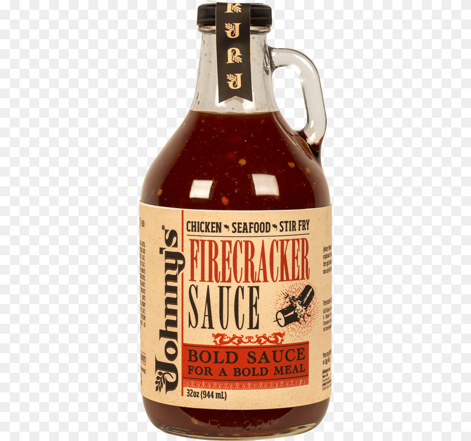 Johnny S Firecracker Sauce, Alcohol, Beer, Beverage, Beer Bottle Free Png