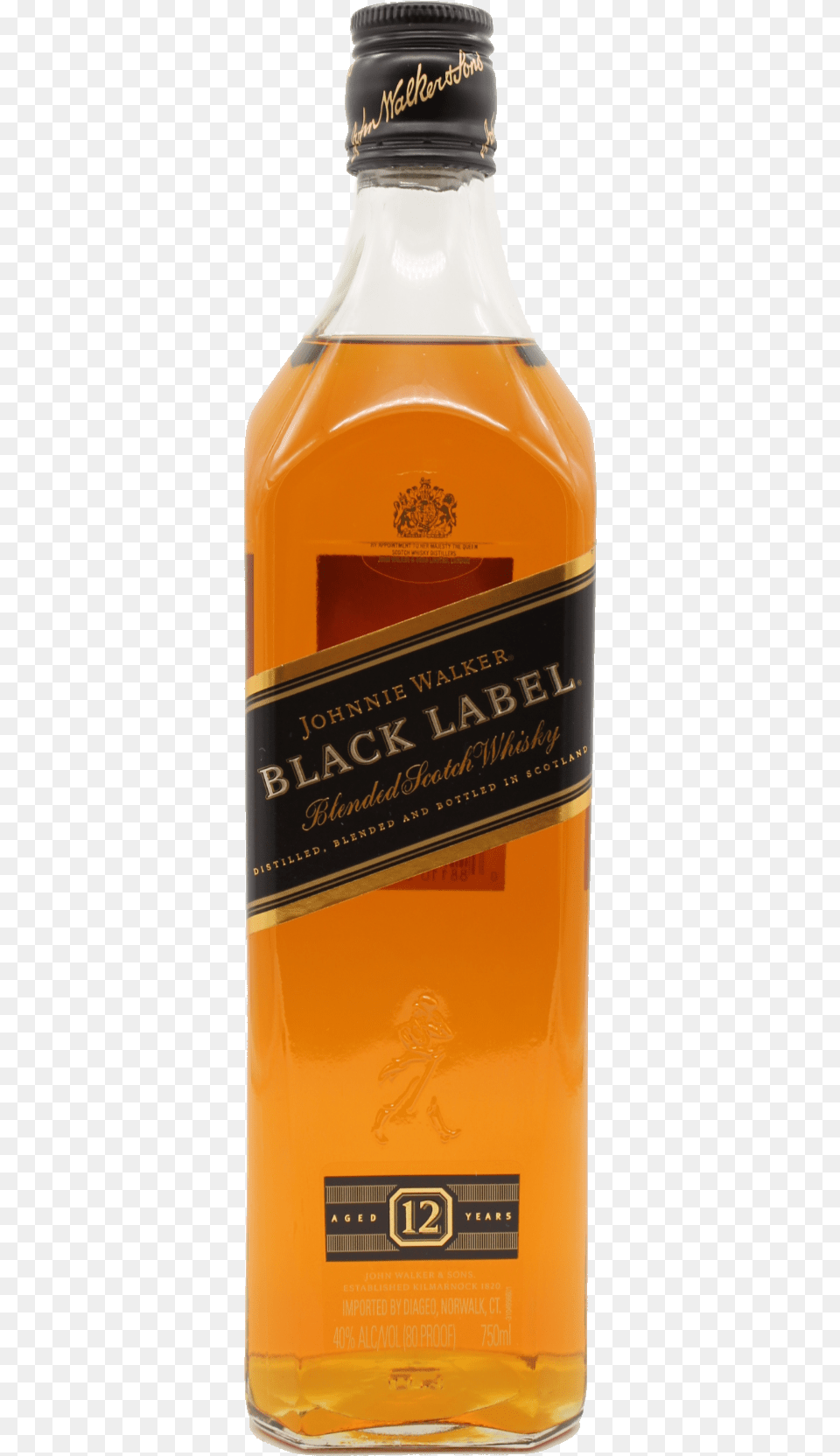Johnny Walker Logo, Alcohol, Beverage, Liquor, Whisky Png