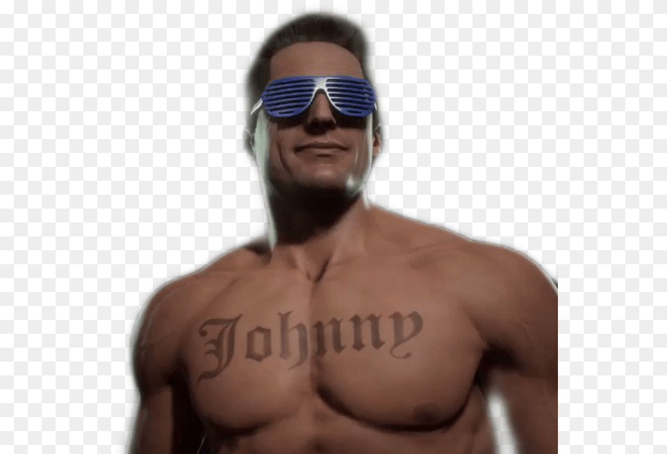Johnnycage Barechested, Accessories, Sunglasses, Portrait, Photography Free Png