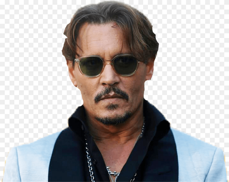 Johnnydepp Sticker Gentleman, Accessories, Sunglasses, Male, Portrait Free Png Download