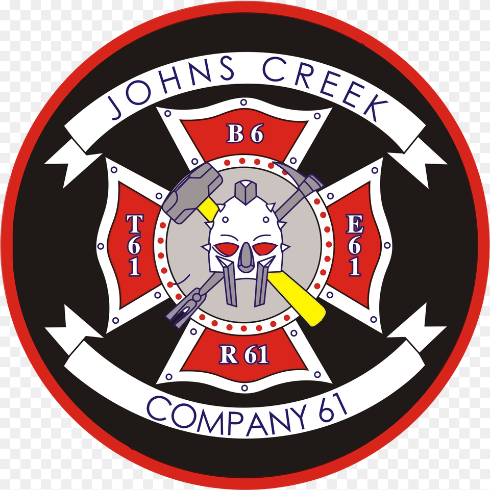 Johns Creek Fire Station 61 Sticker By 501st Legion Logo, Emblem, Symbol, Face, Head Free Transparent Png