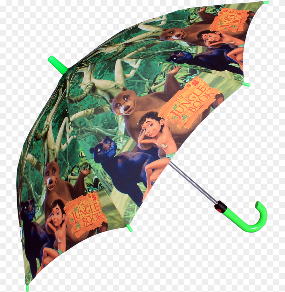 Johns Umbrella Jungle Book Umbrella Umbrella, Canopy, Adult, Female, Person Free Png