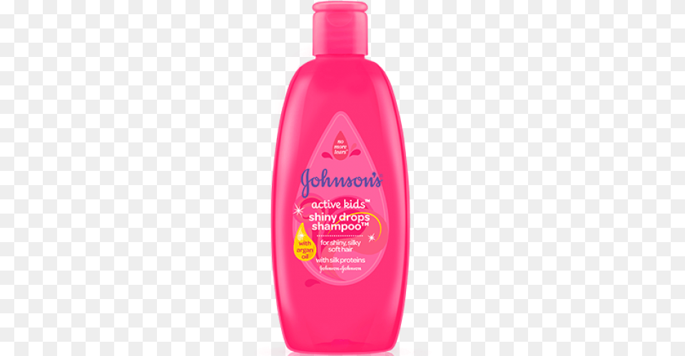 Johnsons Active Kids Shiny Drops Shampoo 500ml Johnson Shiny Drops Shampoo, Bottle, Lotion, Food, Ketchup Free Png