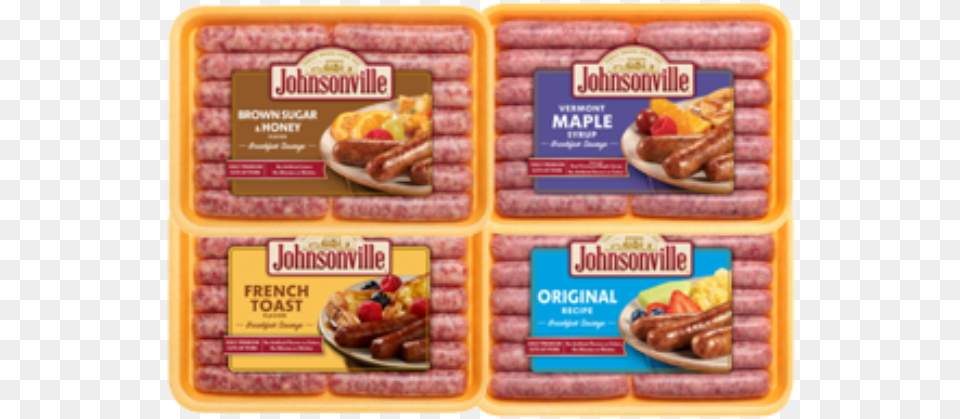 Johnsonville Breakfast Sausages Brown Sugar And Honey, Food, Hot Dog, Meat, Pork Png Image