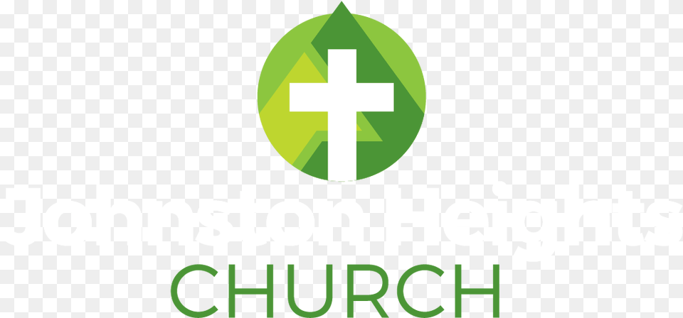 Johnston Heights Church Logo Final Cropped John Hughes, Green, Cross, Symbol, Scoreboard Png