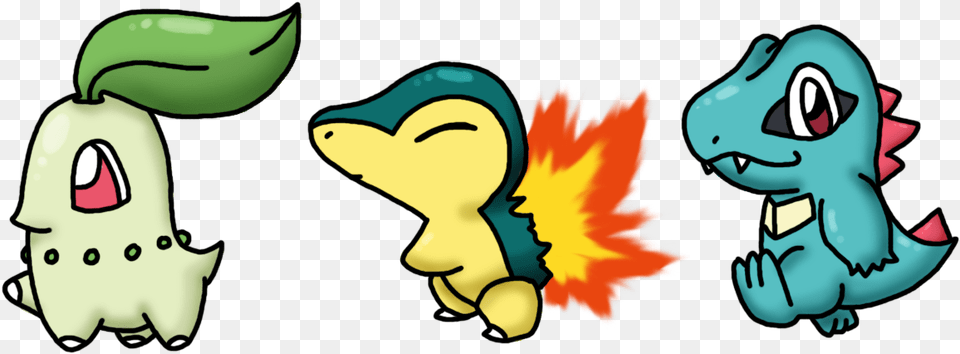 Johto Starters Kanto And Johto Starters, Face, Head, Person, Baby Free Png