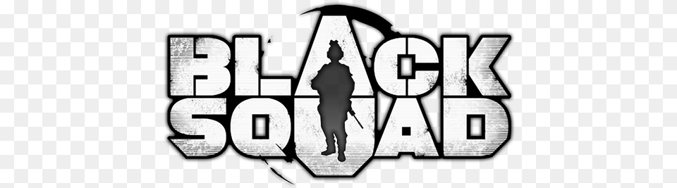 Join Black Squad Esports Tournaments Black Squad Logo, Person, Walking, Silhouette, People Png