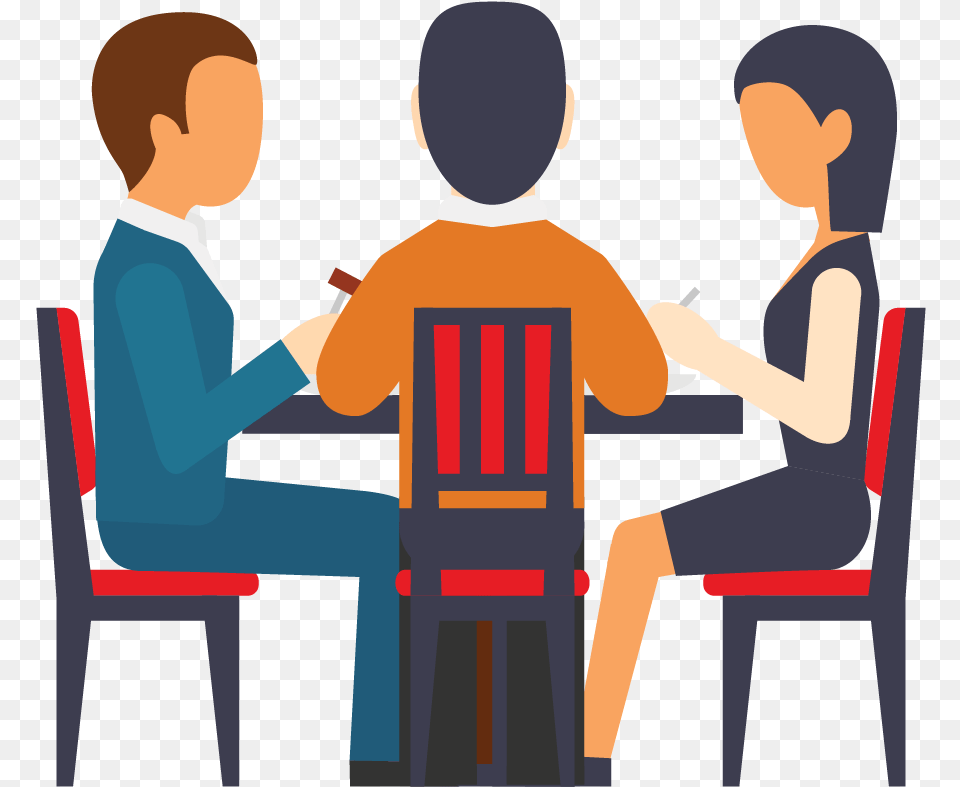 Join In Eat Good Food And Meet New People Meet New People Restaurant People Icon, Person, Conversation, Interview, Adult Free Transparent Png