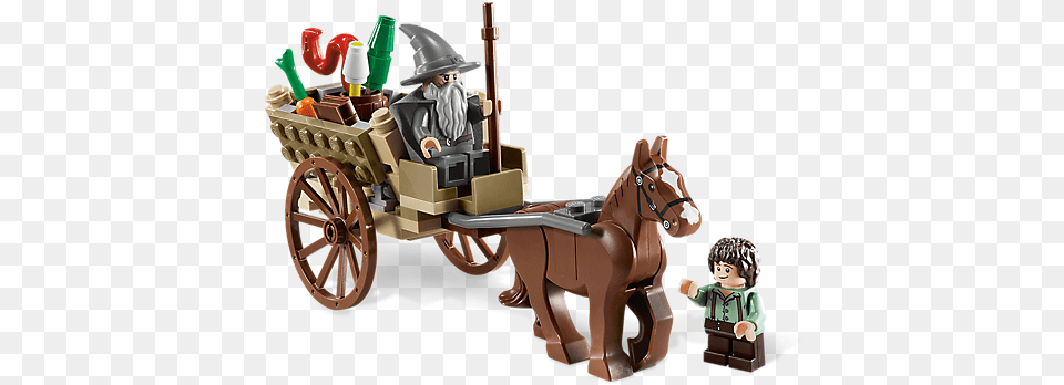 Join Lego Lord Of The Rings Gandalf Cart, Machine, Transportation, Vehicle, Wagon Free Png Download