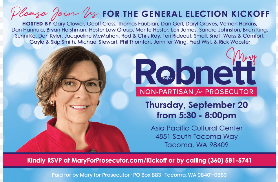 Join Mary Robnett At Her General Election Kickoff Senior Citizen, Woman, Adult, Advertisement, Poster Png Image